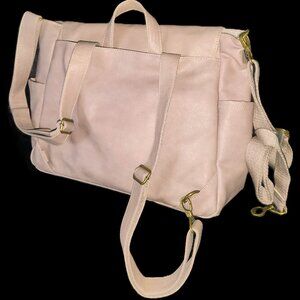 Thirty-One On Point Bundle BACKPACK & LAPTOP SLEEVE in Distressed Pebble NEW